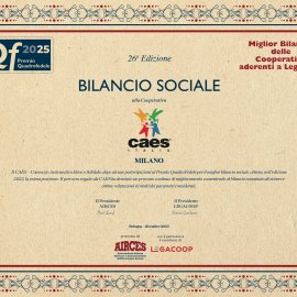 CAES vince il Premio Quadrofedele 2025 per il migliore Bilancio sociale